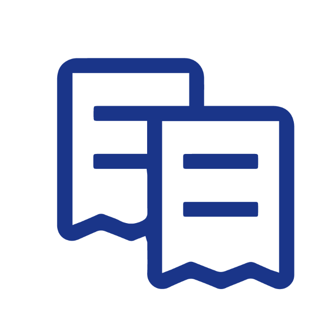 Partial and Consolidated Receipts