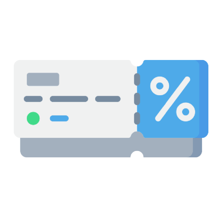 Promotional or coupon codes